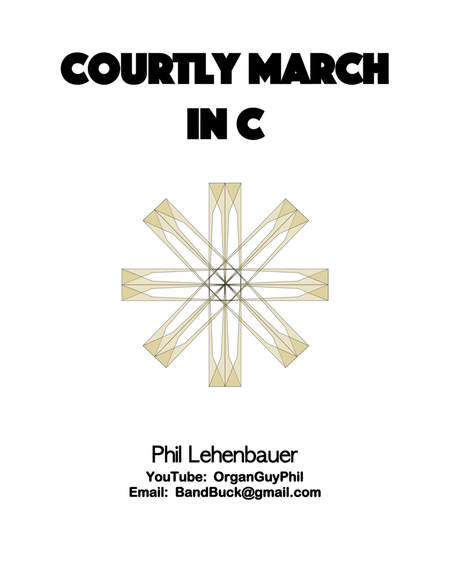 Courtly March in C, organ work by Phil Lehenbauer image number null