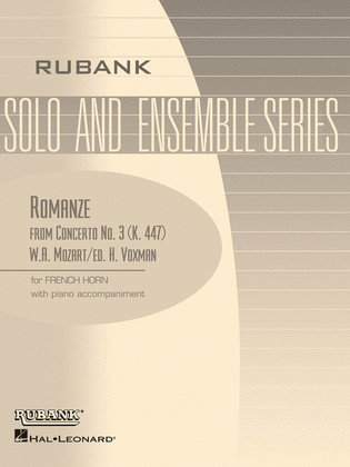 Book cover for Romanze (from Concerto No. 3, K. 447)