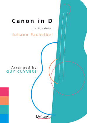 Book cover for Canon in D for Guitar Solo