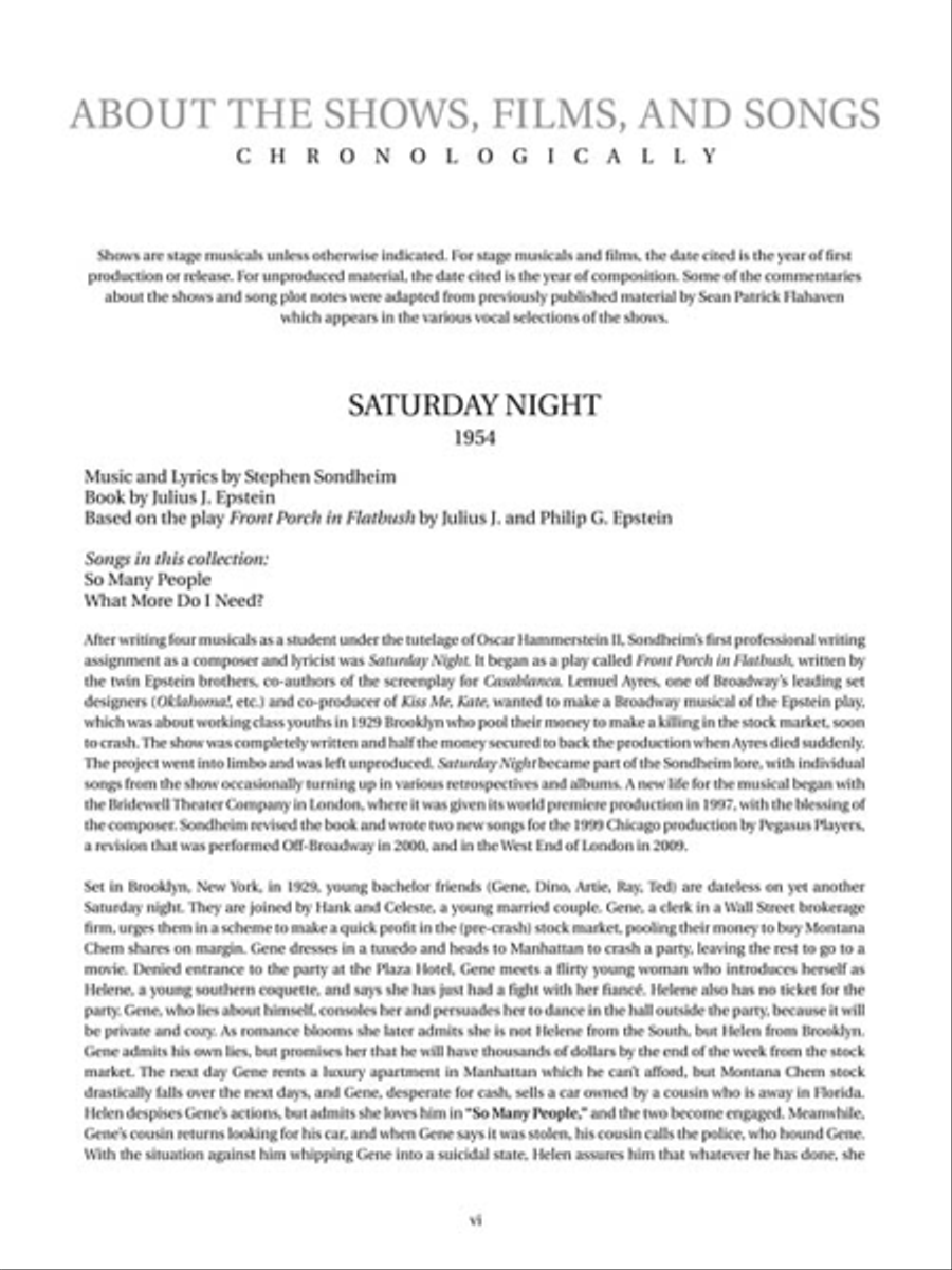 Sondheim for Singers Mezzo-Soprano Voice scores gallery preview page 6