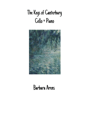 Book cover for The Keys of Canterbury for Cello + Piano