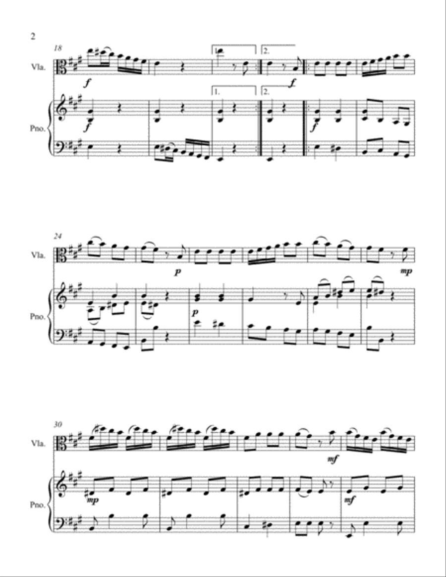 Allegro Viola scores gallery preview page 2