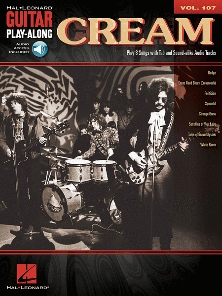 Cream (Guitar Play-Along Volume 107)