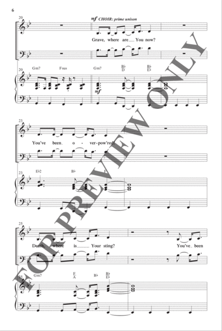 Best-Selling Easter Anthem Pak Vol 1 - Anthem Preview Pak Hymn Anthems scores gallery preview page 6