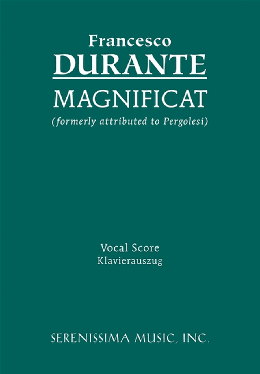 Magnificat in B-flat major Choir scores gallery preview page 1