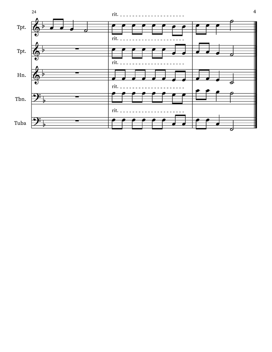 God bless All Good Friends Here Small Ensemble scores gallery preview page 4