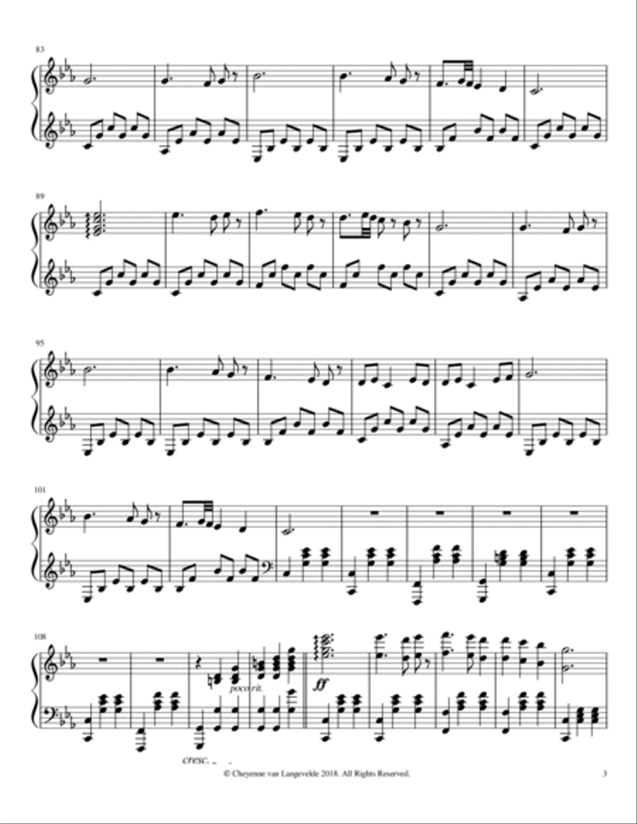 Stellina's Waltz Piano Solo scores gallery preview page 3