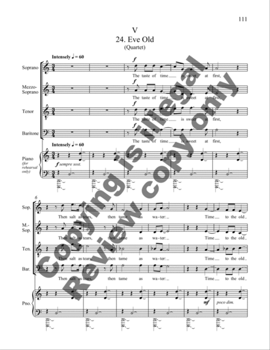 Songs for Eve Songs for Eve 4-Part scores gallery preview page 16