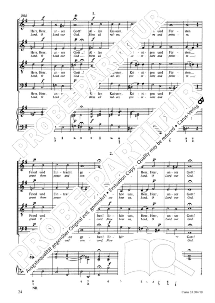 Lord of all, be merciful (Die alte Litanei 1) 4-Part scores gallery preview page 25