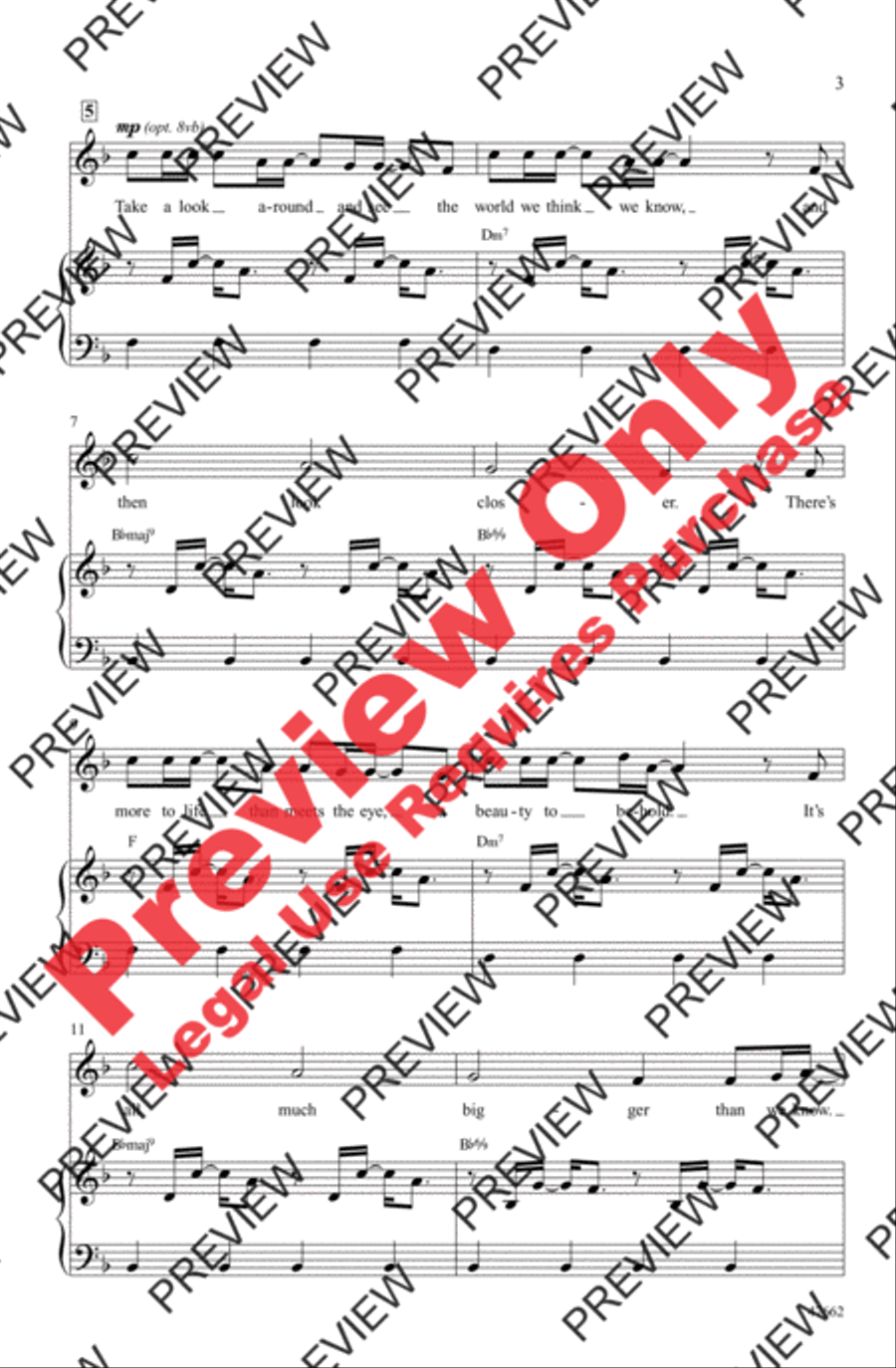 Wonderful Life 3-Part scores gallery preview page 3