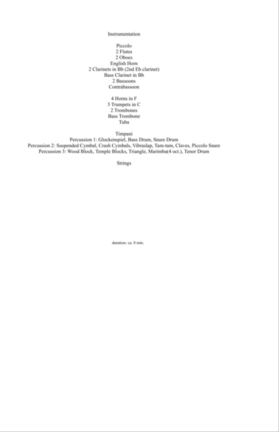 Paramnesis String Orchestra scores gallery preview page 2