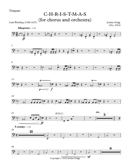C-H-R-I-S-T-M-A-S (for chorus and orchestra)-Parts 2