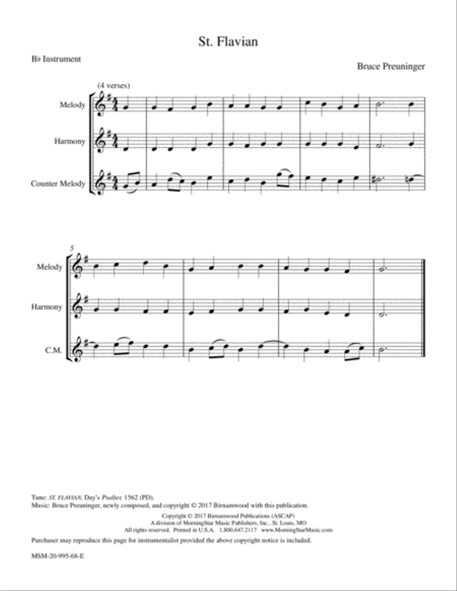 St. Flavian Piano and Keyboard scores gallery preview page 2