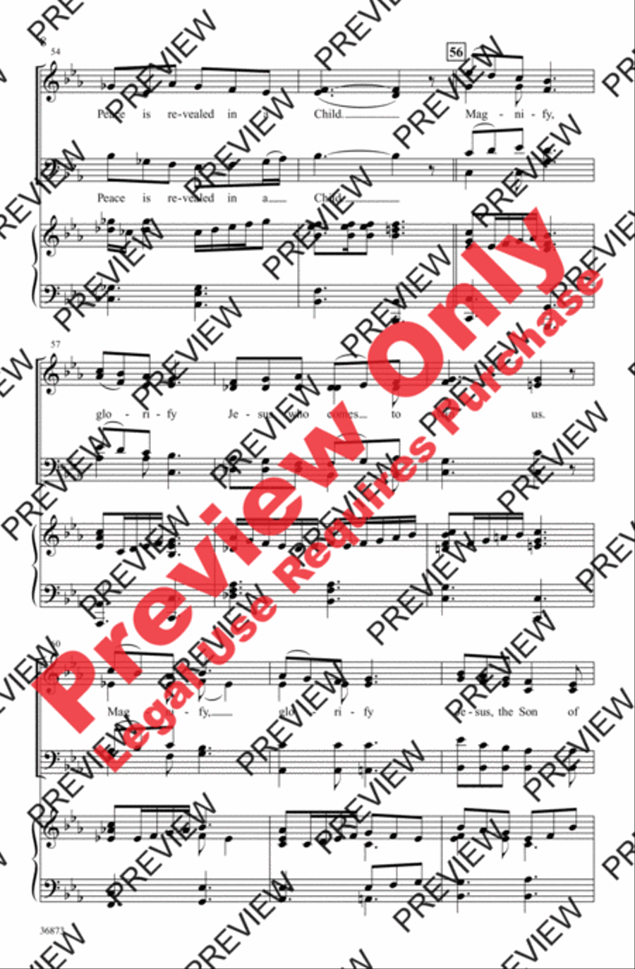 Christmastide 4-Part scores gallery preview page 8