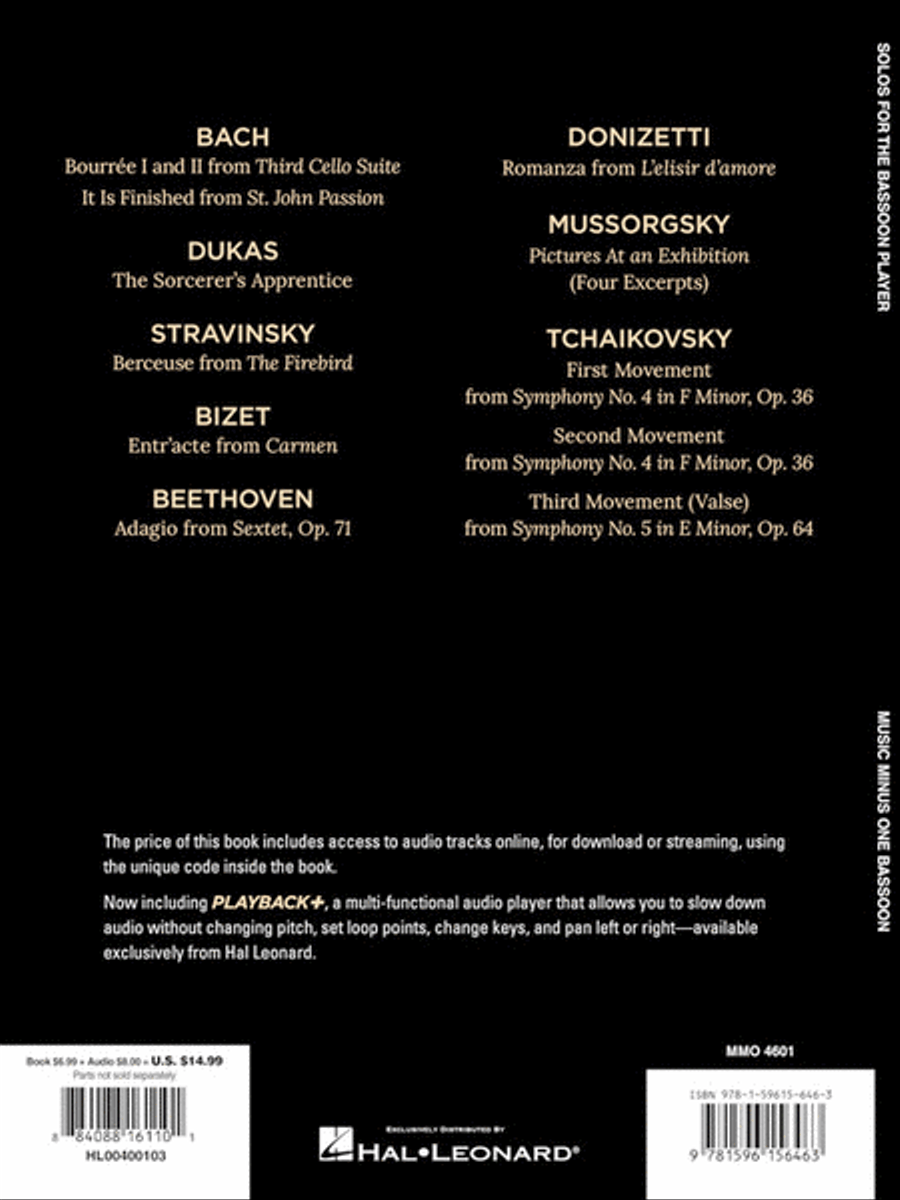 Solos for the Bassoon Player Bassoon Solo scores gallery preview page 5