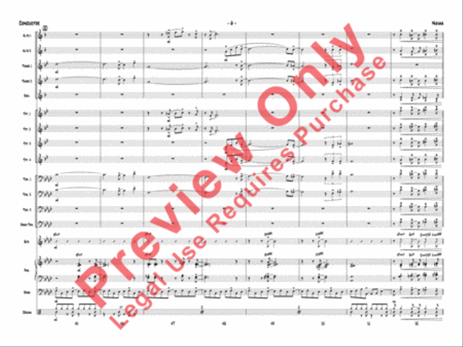 Naima Jazz Ensemble scores gallery preview page 33