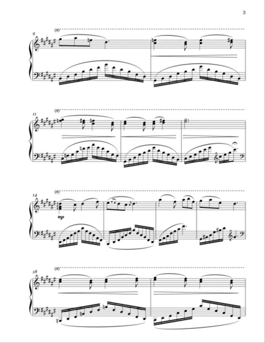 Etude in D# Piano Method scores gallery preview page 3