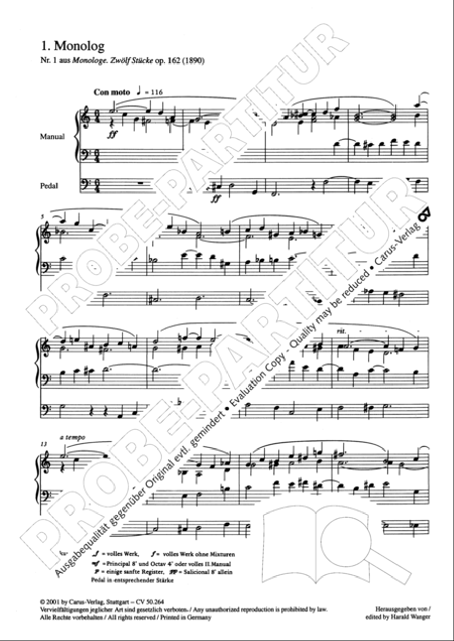 Free organ music for the Worship Service Organ Solo scores gallery preview page 5