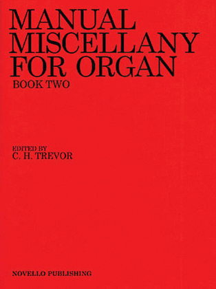 Book cover for Manual Miscellany for Organ – Book Two