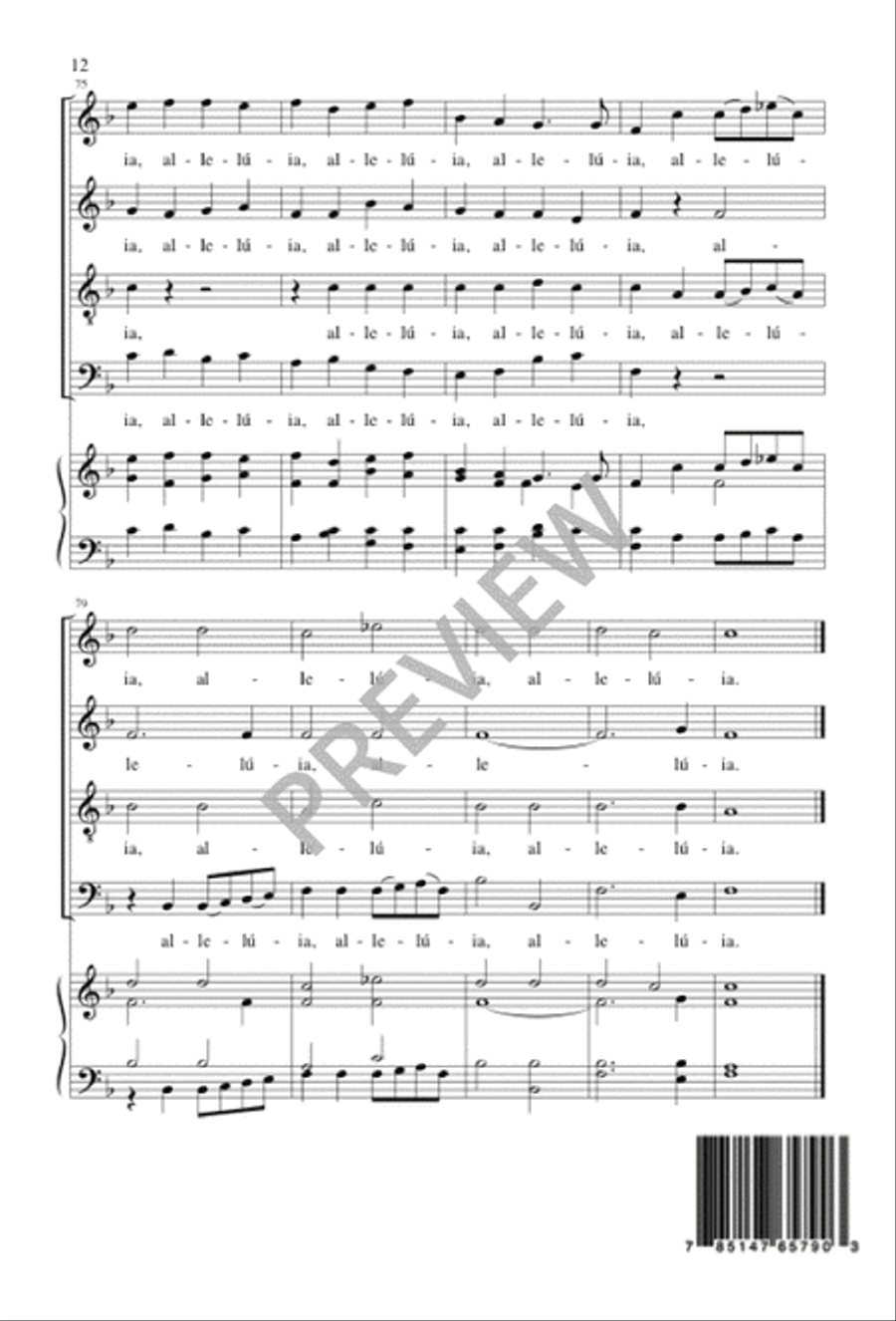 Reges de Saba Reges de Saba 4-Part scores gallery preview page 12
