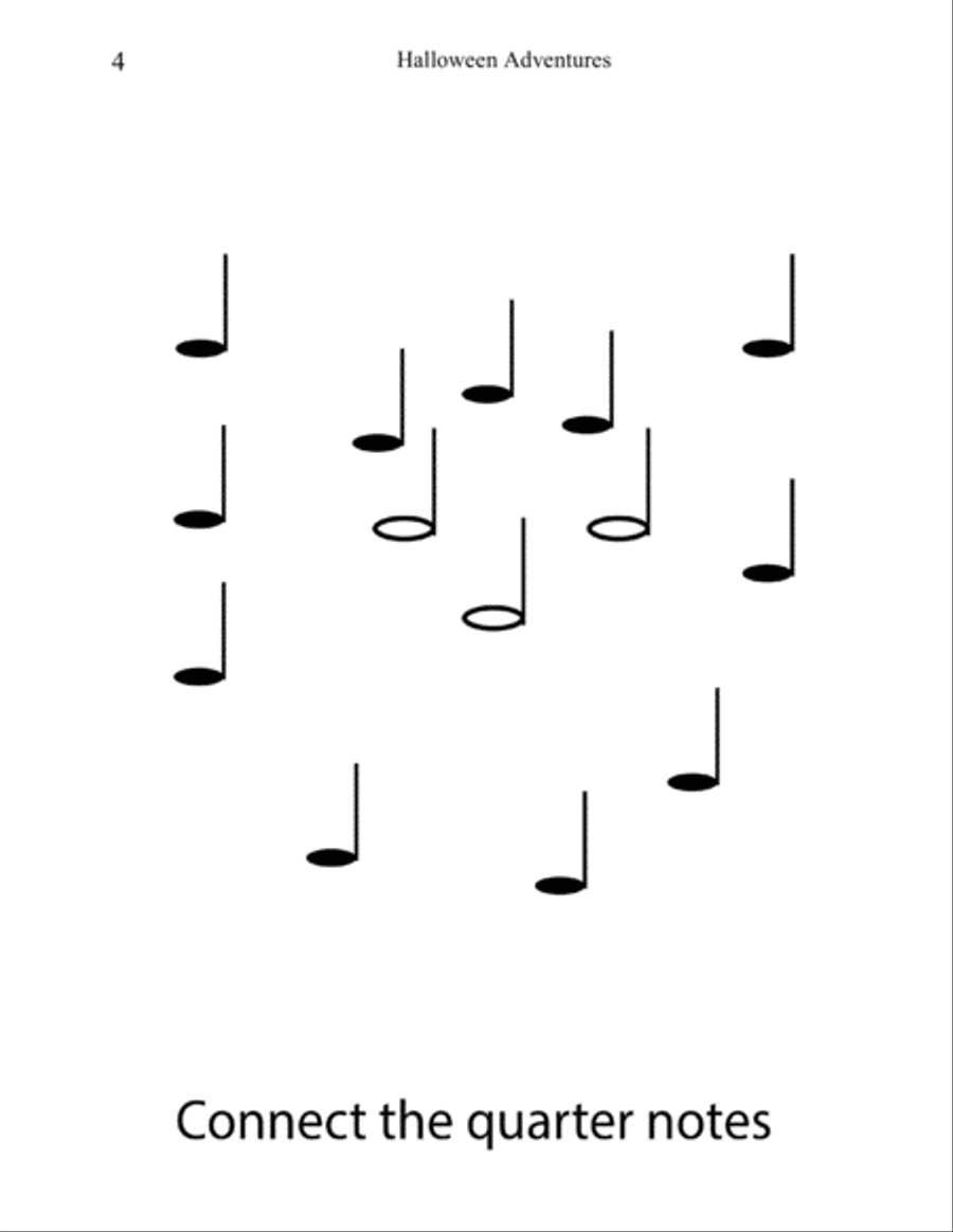 Halloween Adventures Piano Method scores gallery preview page 4