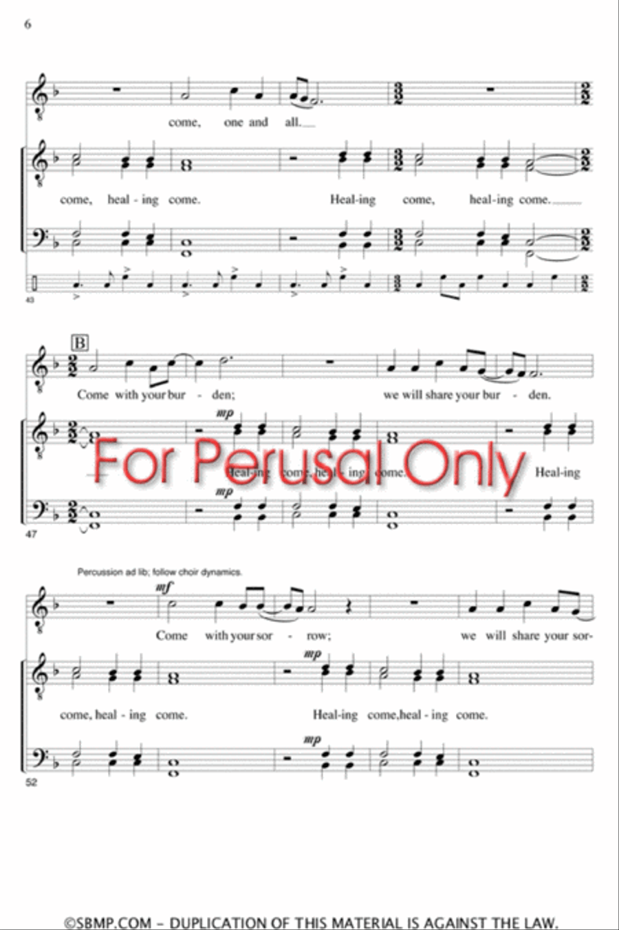 Freedom Come Freedom Come TTBB scores gallery preview page 5