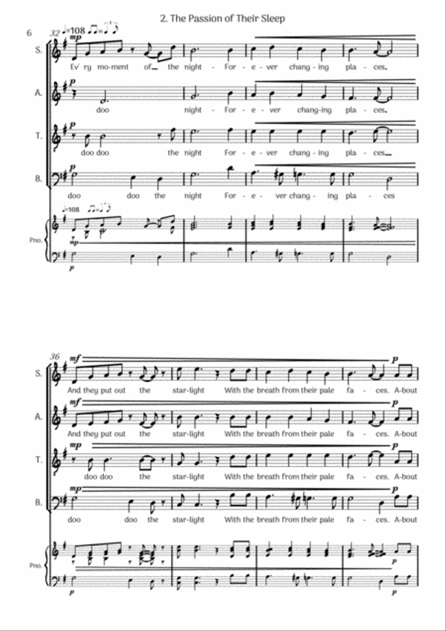 Fairy-Land 4-Part scores gallery preview page 6