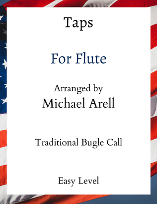 Book cover for Taps- Easy Flute