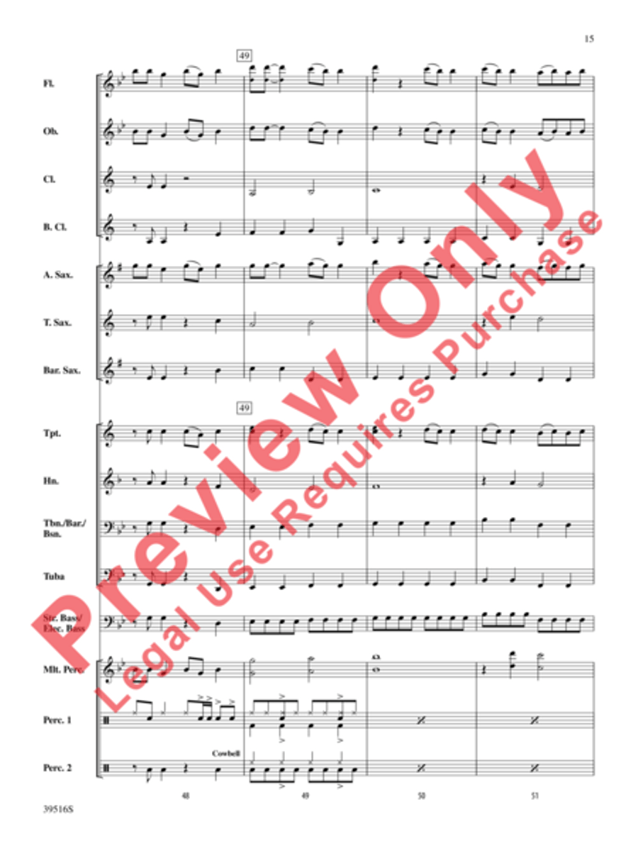 Like Money Like Money Concert Band scores gallery preview page 16