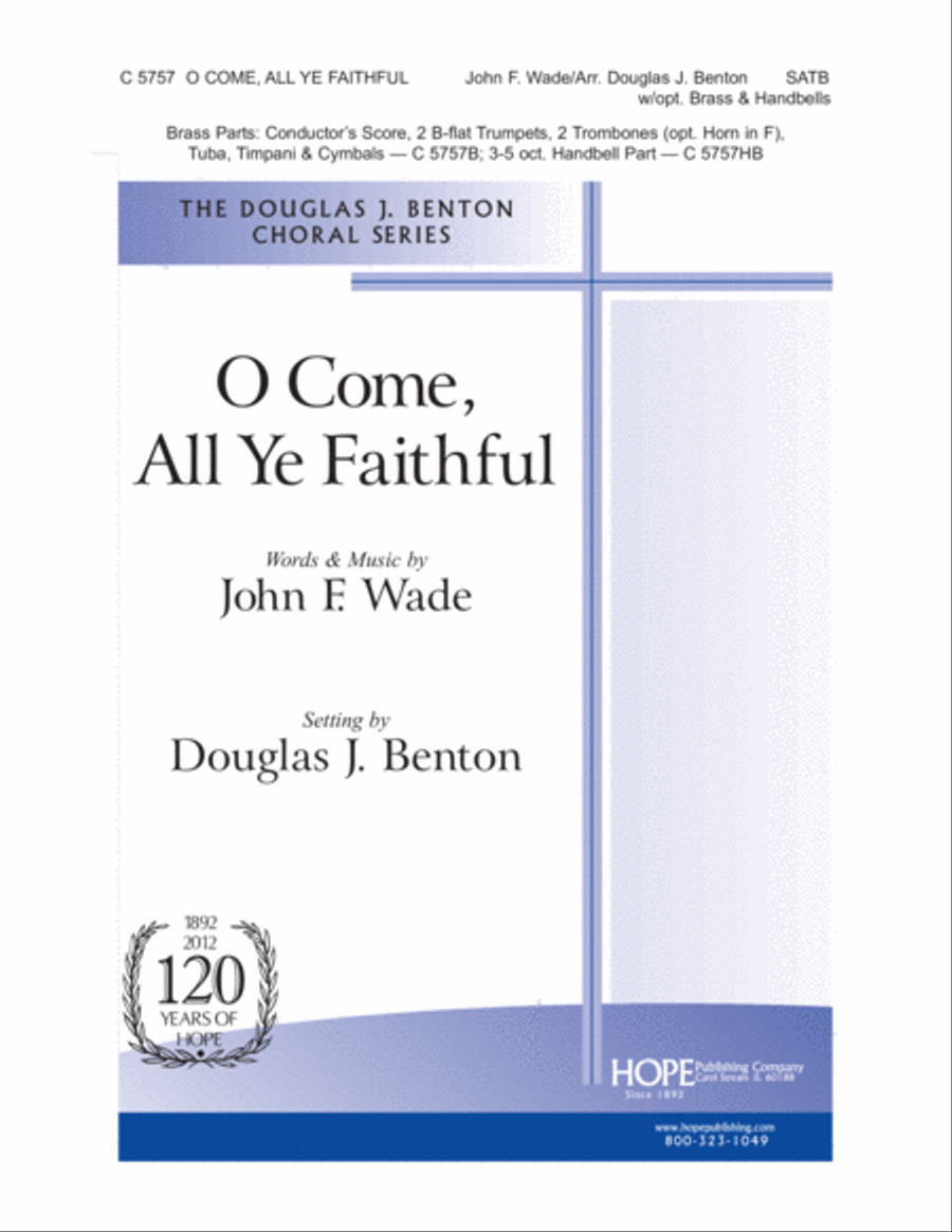 O Come, All Ye Faithful Choir scores gallery preview page 1