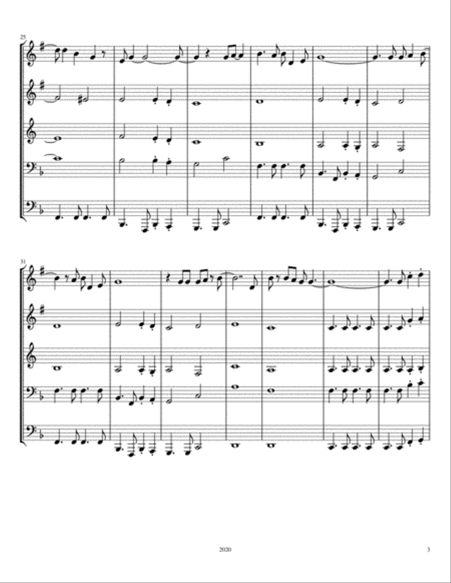 Galveston Brass Ensemble scores gallery preview page 3
