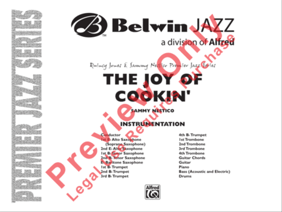 The Joy of Cookin' Jazz Ensemble scores gallery preview page 2