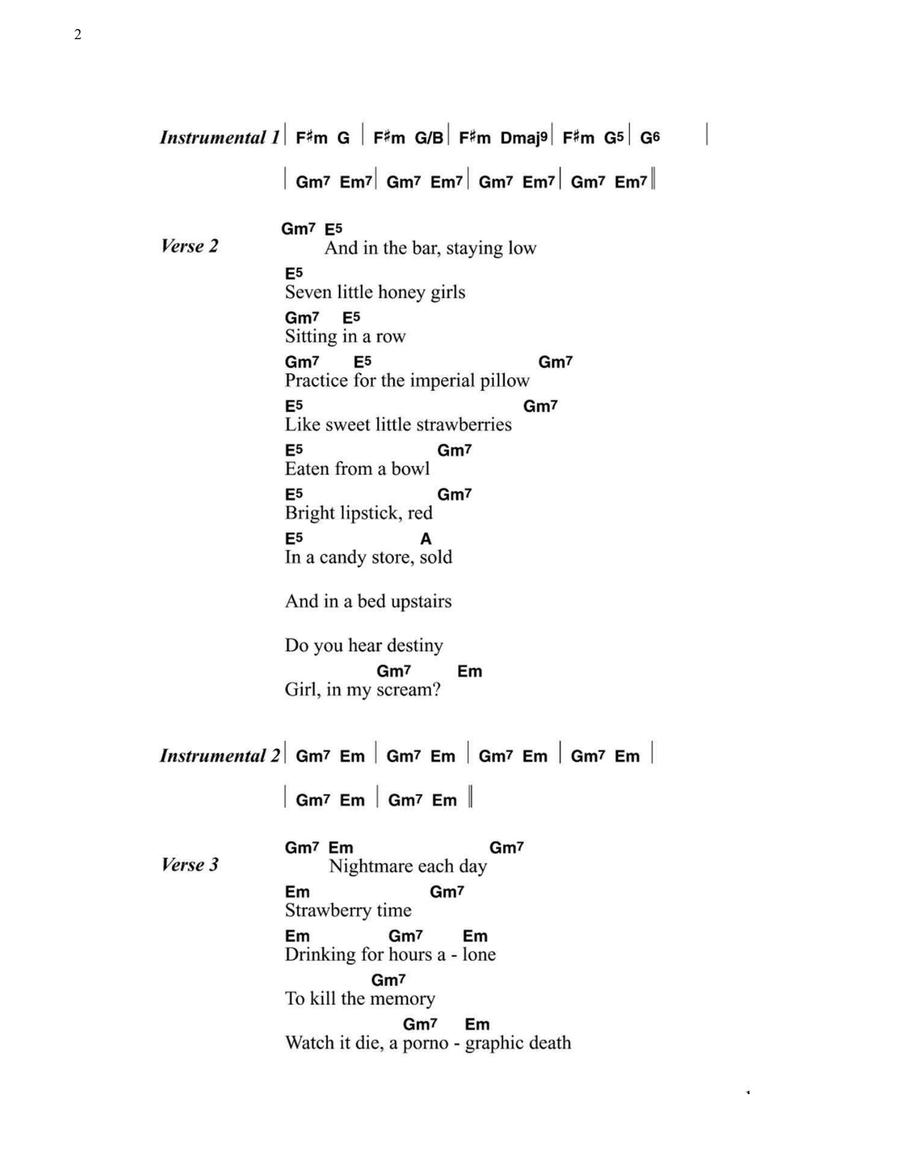 Strawberry Street Easy Guitar scores gallery preview page 2