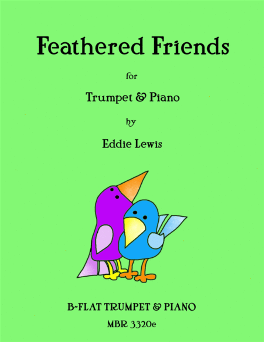 Feathered Friends Beginner Trumpet Solo by Eddie Lewis Trumpet Duet scores gallery preview page 1
