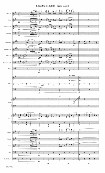 Rise Up! A New Light A-Comin’ - Orchestral Score and Parts