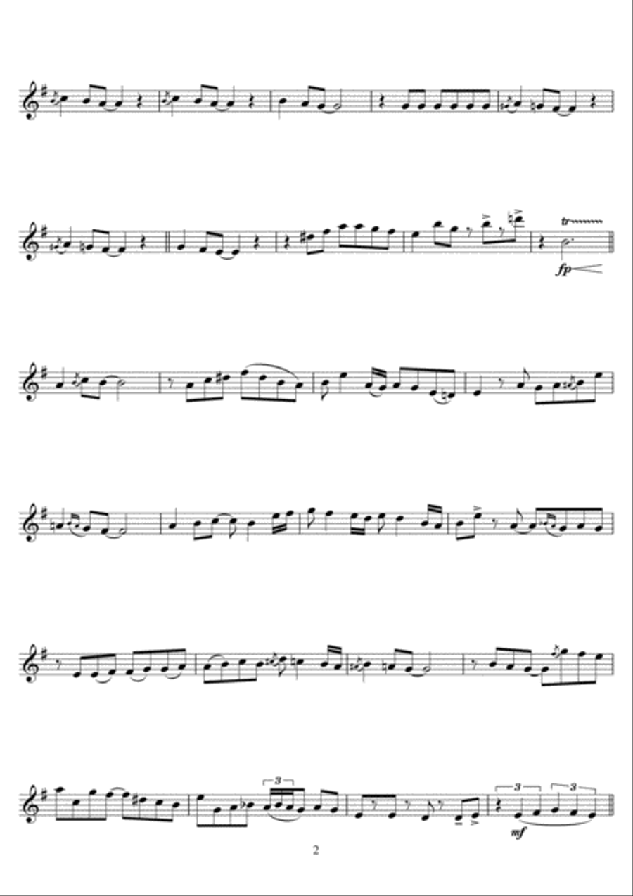 Sway (Quien Sera) Flute Solo scores gallery preview page 2