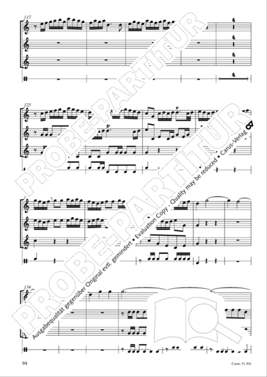 Bach for Brass 1: Cantatas I Voice scores gallery preview page 103