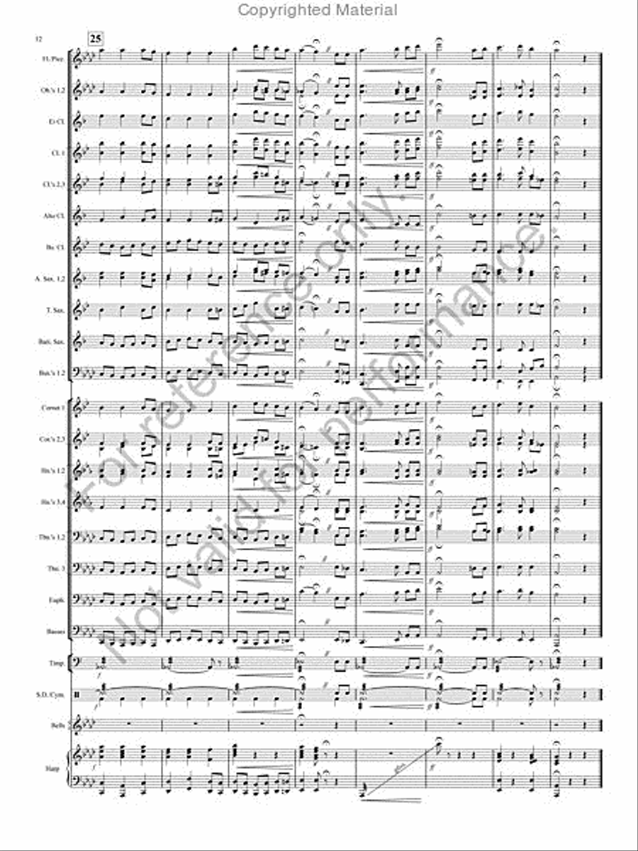 The Star Spangled Banner Concert Band scores gallery preview page 5