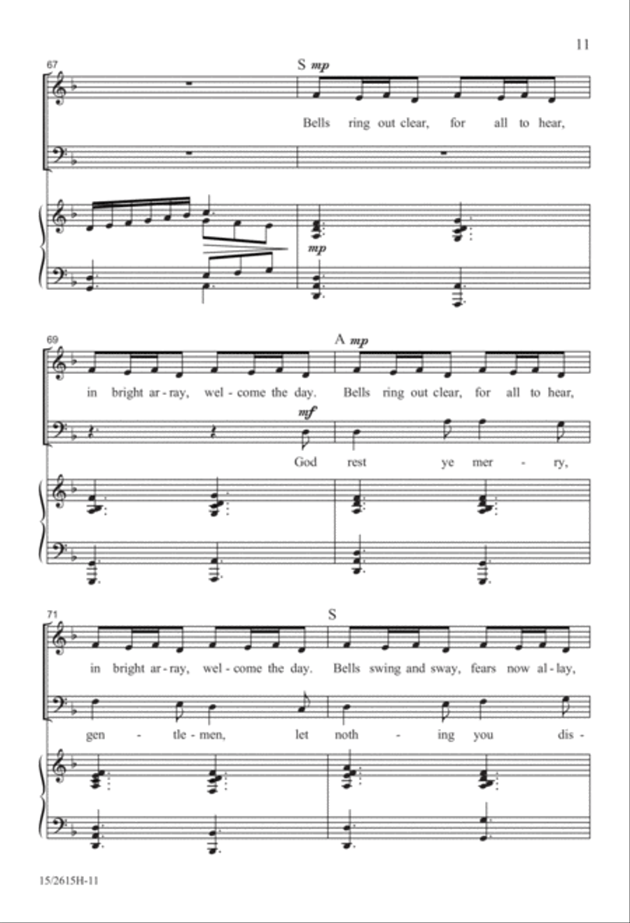 Rejoice! Rejoice! 4-Part scores gallery preview page 11