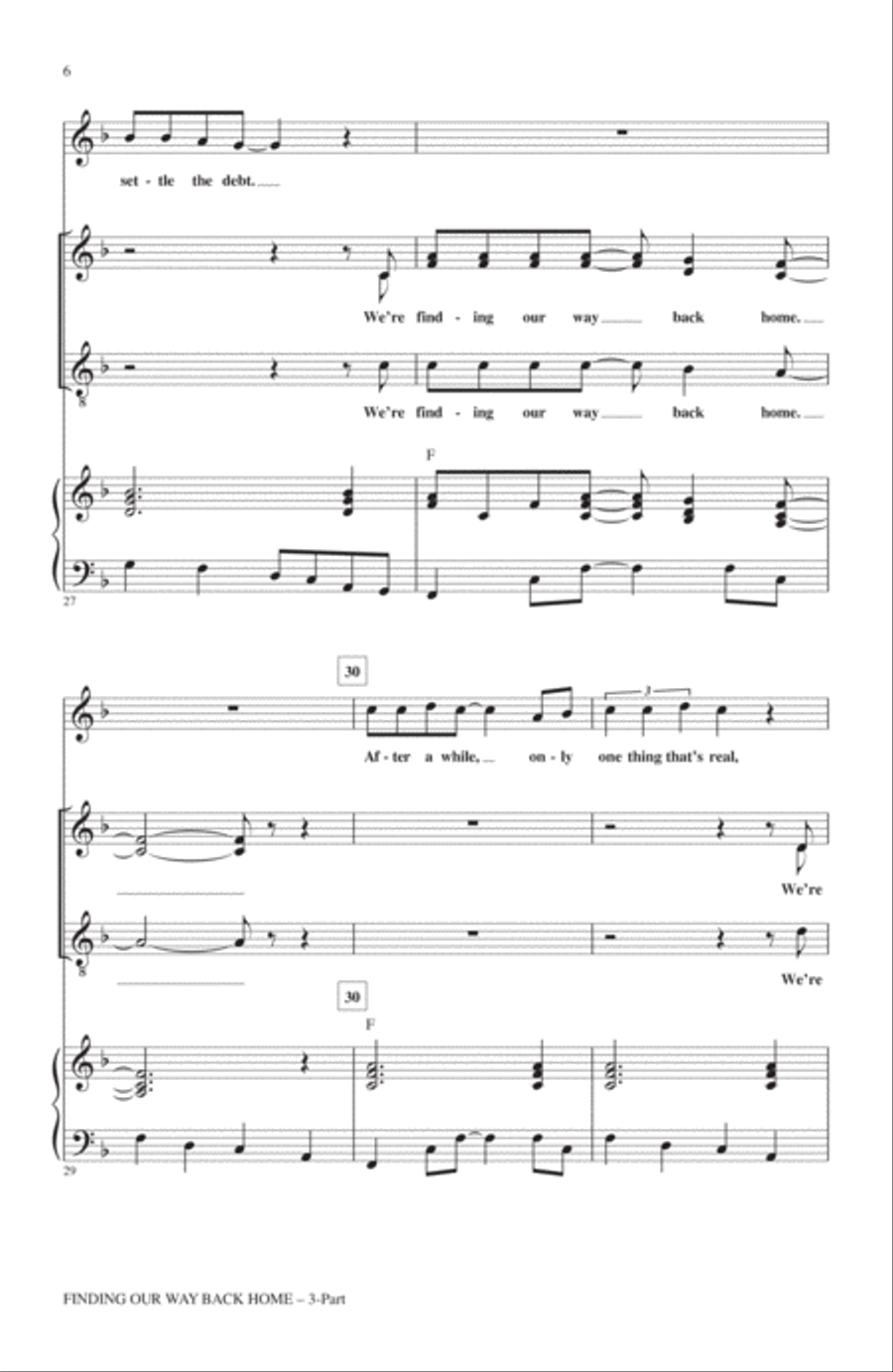 Finding Our Way Back Home 3-Part scores gallery preview page 4