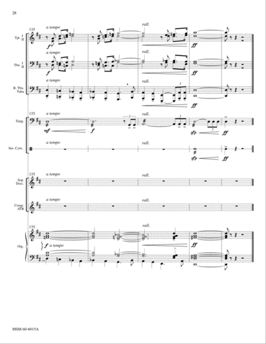 Sound the Bell of Holy Freedom Come to Us, O Holy Spirit (Full Score) Choir scores gallery preview page 16