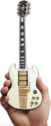 Gibson 1964 SG Custom White Mini Guitar Replica