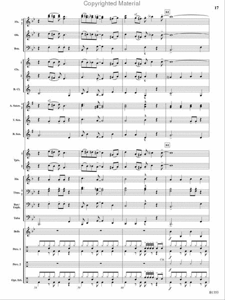 Cruisin' Concert Band scores gallery preview page 16