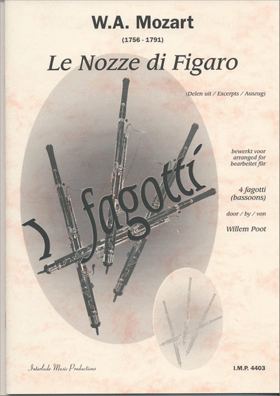 Nozze Di Figaro Nozze Di Figaro Bassoon Quartet scores gallery preview page 1