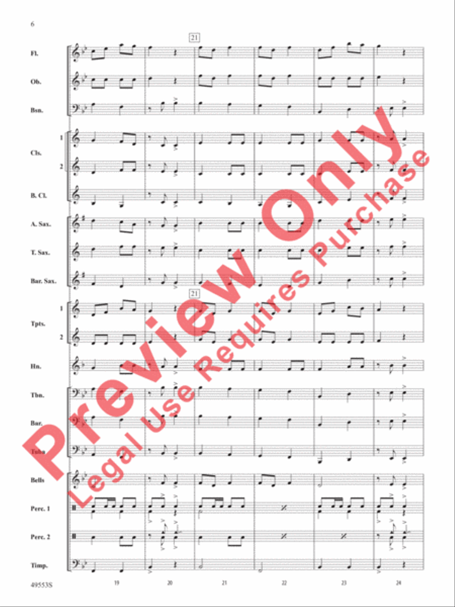 Hanukkah Dances Concert Band scores gallery preview page 7