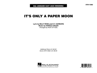 Book cover for It's Only a Paper Moon (arr. Rick Stitzel) - Full Score