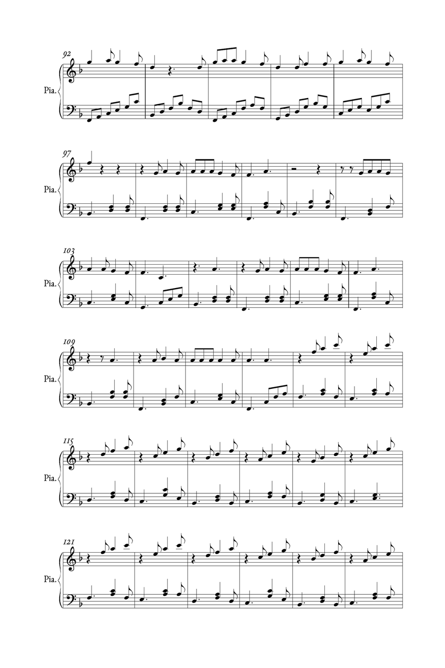 Better Together Piano Solo scores gallery preview page 4
