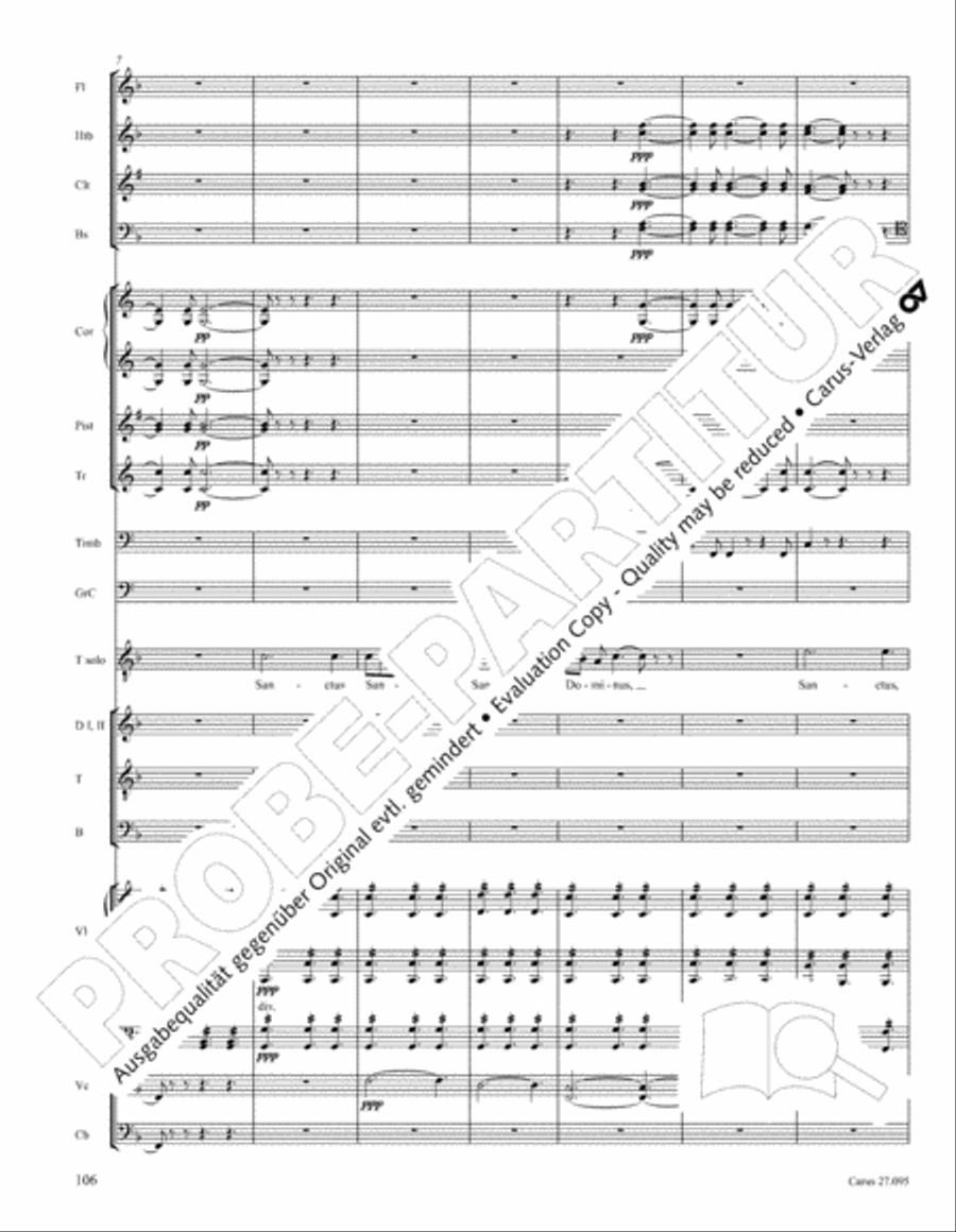 Messe solennelle de sainte Cecile Messe solennelle de sainte Cecile STB scores gallery preview page 119