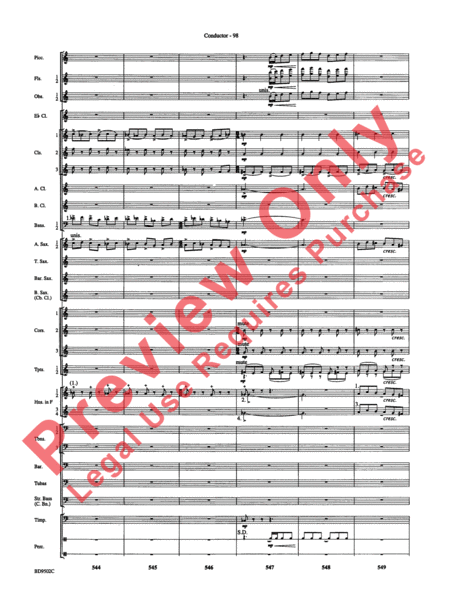 Symphony No. 3 for Band image number null