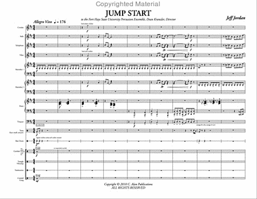 Jump Start Jump Start Percussion Ensemble scores gallery preview page 2